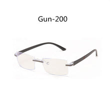 Load image into Gallery viewer, Anti-blue light Finished Myopia Glasses Rimless Eyeglasses Students Short Sighted Eyewear -1.0 -1.5 -2 -2.5 -3 -3.5 -4