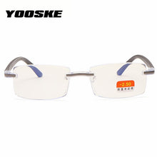Load image into Gallery viewer, Anti-blue light Finished Myopia Glasses Rimless Eyeglasses Students Short Sighted Eyewear -1.0 -1.5 -2 -2.5 -3 -3.5 -4