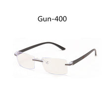 Load image into Gallery viewer, Anti-blue light Finished Myopia Glasses Rimless Eyeglasses Students Short Sighted Eyewear -1.0 -1.5 -2 -2.5 -3 -3.5 -4