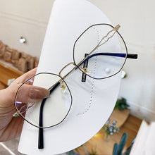 Load image into Gallery viewer, YOOSKE Blue Light Blocking Glasses Men Irregular Metal Eyeglasses Ladies Alloy Spectacle Frames Optical Lenses For Woman