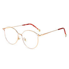 Load image into Gallery viewer, YOOSKE Brand Cat Eye Glasses Frames Women Trendy Myopia Frame Rose Gold Optical Eyeglasses for Ladies Spectacles