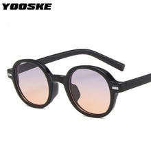 Load image into Gallery viewer, YOOSKE Brand Round Sunglasses Men  Brand Designer Vintage Small Sun Glasses Women Gray Pink Holiday Goggles Shades UV400