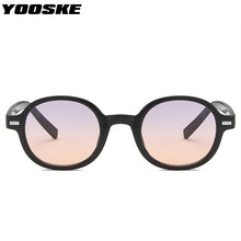 Load image into Gallery viewer, YOOSKE Brand Round Sunglasses Men  Brand Designer Vintage Small Sun Glasses Women Gray Pink Holiday Goggles Shades UV400