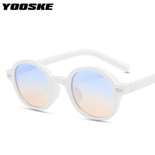 Load image into Gallery viewer, YOOSKE Brand Round Sunglasses Men  Brand Designer Vintage Small Sun Glasses Women Gray Pink Holiday Goggles Shades UV400