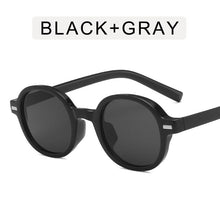 Load image into Gallery viewer, YOOSKE Brand Round Sunglasses Men  Brand Designer Vintage Small Sun Glasses Women Gray Pink Holiday Goggles Shades UV400