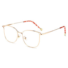 Load image into Gallery viewer, YOOSKE Brand Square Glasses Frames Women Trendy Myopia Frame Rose Gold Optical Eyeglasses Ladies Grade Spectacles