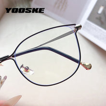 Load image into Gallery viewer, YOOSKE Brand Square Glasses Frames Women Trendy Myopia Frame Rose Gold Optical Eyeglasses Ladies Grade Spectacles