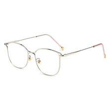 Load image into Gallery viewer, YOOSKE Brand Square Glasses Frames Women Trendy Myopia Frame Rose Gold Optical Eyeglasses Ladies Grade Spectacles