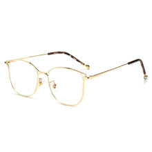 Load image into Gallery viewer, YOOSKE Brand Square Glasses Frames Women Trendy Myopia Frame Rose Gold Optical Eyeglasses Ladies Grade Spectacles