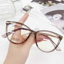 Load image into Gallery viewer, YOOSKE Brand Tr90 Optical Glasses for Women Cat Eye Eyeglasses Frames Alloy Myopia Frame Female Accessories Eyewear
