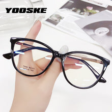 Load image into Gallery viewer, YOOSKE Brand Tr90 Optical Glasses for Women Cat Eye Eyeglasses Frames Alloy Myopia Frame Female Accessories Eyewear