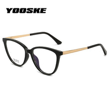 Load image into Gallery viewer, YOOSKE Brand Tr90 Optical Glasses for Women Cat Eye Eyeglasses Frames Alloy Myopia Frame Female Accessories Eyewear