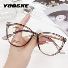 Load image into Gallery viewer, YOOSKE Brand Tr90 Optical Glasses for Women Cat Eye Eyeglasses Frames Alloy Myopia Frame Female Accessories Eyewear