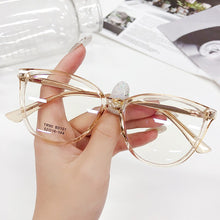 Load image into Gallery viewer, YOOSKE Brand Tr90 Optical Glasses for Women Cat Eye Eyeglasses Frames Alloy Myopia Frame Female Accessories Eyewear