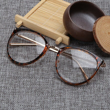 Carica l&#39;immagine nel visualizzatore di Gallery, YOOSKE Cat Eye Glasses Frame Women Men Optical Spectacle Frames Retro Metal Oversized Eyeglass Transparent Plain Eyewear