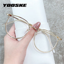Load image into Gallery viewer, Cat Eye Glasses Frames Anti Blue Light Eyeglasses for Women Retro Optical Spectacles Ladies Fake Eyewear Myopia Frame