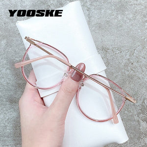 Cat Eye Glasses Frames Anti Blue Light Eyeglasses for Women Retro Optical Spectacles Ladies Fake Eyewear Myopia Frame
