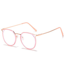 Load image into Gallery viewer, Cat Eye Glasses Frames Anti Blue Light Eyeglasses for Women Retro Optical Spectacles Ladies Fake Eyewear Myopia Frame