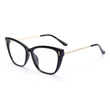 Load image into Gallery viewer, Cat Eye Glasses Frames Women Anti Blue Light Computer Eyeglasses Womens Clear Optical Spectacles Unique Frame Design
