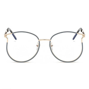 Cat Eye Glasses Frames Women Fake Eyeglasses for Ladies Transparent Eyewear Myopia Frame