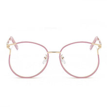 Load image into Gallery viewer, Cat Eye Glasses Frames Women Fake Eyeglasses for Ladies Transparent Eyewear Myopia Frame