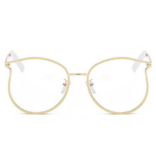 Load image into Gallery viewer, Cat Eye Glasses Frames Women Fake Eyeglasses for Ladies Transparent Eyewear Myopia Frame