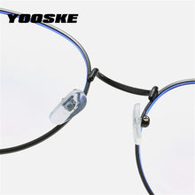 Load image into Gallery viewer, YOOSKE Cat Eye Metal Finished Myopia Glasses for Women Clear Spectacles Nearsighted Shortsighted with Diopter -0.5 1.0 to 4.0