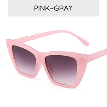 Load image into Gallery viewer, YOOSKE Cat Eye Sunglasses Women Jelly Blue Pink Sun Glasses Ladies  Designer Sexy Cateyes Eyewear UV400