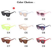 Load image into Gallery viewer, YOOSKE Cat Eye Sunglasses Women Jelly Blue Pink Sun Glasses Ladies  Designer Sexy Cateyes Eyewear UV400