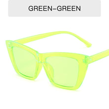 Load image into Gallery viewer, YOOSKE Cat Eye Sunglasses Women Jelly Blue Pink Sun Glasses Ladies  Designer Sexy Cateyes Eyewear UV400
