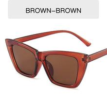 Load image into Gallery viewer, YOOSKE Cat Eye Sunglasses Women Jelly Blue Pink Sun Glasses Ladies  Designer Sexy Cateyes Eyewear UV400