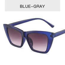 Load image into Gallery viewer, YOOSKE Cat Eye Sunglasses Women Jelly Blue Pink Sun Glasses Ladies  Designer Sexy Cateyes Eyewear UV400