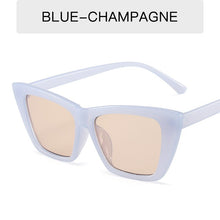 Load image into Gallery viewer, YOOSKE Cat Eye Sunglasses Women Jelly Blue Pink Sun Glasses Ladies  Designer Sexy Cateyes Eyewear UV400