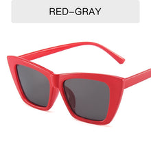 Load image into Gallery viewer, YOOSKE Cat Eye Sunglasses Women Jelly Blue Pink Sun Glasses Ladies  Designer Sexy Cateyes Eyewear UV400
