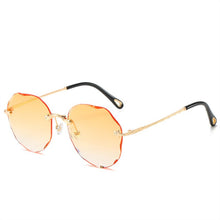 Load image into Gallery viewer, YOOSKE Cat Eye Sunglasses Women Trendy Rimless Sun Glasses Ladies Gradient Shades Framless Eyewear UV400