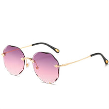 Load image into Gallery viewer, YOOSKE Cat Eye Sunglasses Women Trendy Rimless Sun Glasses Ladies Gradient Shades Framless Eyewear UV400