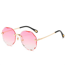 Load image into Gallery viewer, YOOSKE Cat Eye Sunglasses Women Trendy Rimless Sun Glasses Ladies Gradient Shades Framless Eyewear UV400