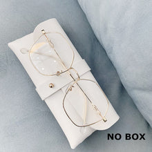 Load image into Gallery viewer, YOOSKE Clear Glasses Frames Women Retro Metal Polygon Eyeglasses Womens Gradient Pink Optical Frame Spectacles Hollow Design