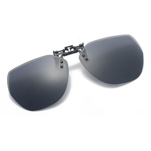 YOOSKE Clip on Sun Glasses Men Women Polarized Sunglasses Flip Up Clips Photochromic Driving Sunglass Female Day Night Goggle