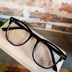 YOOSKE Computer Anti Blue-ray Glasses Frames Women Blue Film Eyeglasses Men TR90 Optical Spectacles Gaming Eyewear