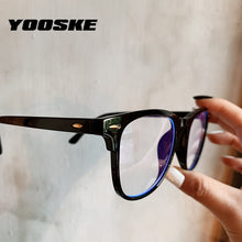 Carica l&#39;immagine nel visualizzatore di Gallery, YOOSKE Computer Anti Blue-ray Glasses Frames Women Blue Film Eyeglasses Men TR90 Optical Spectacles Gaming Eyewear