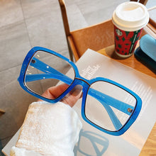 Carica l&#39;immagine nel visualizzatore di Gallery, YOOSKE Computer Blue Light Blocking Glasses Women Men Oversized Eyeglasses Frames Clear Optical Eyewear Unisex