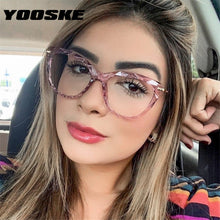 Load image into Gallery viewer, Fashion Cat Eye Glasses Frames Transparent Eyeglasses for Women Sexy Frame Trending Style Brand Optical Computer Eyewear