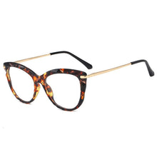 Load image into Gallery viewer, YOOSKE Cat Eye Glasses Frames Transparent Eyeglasses for Women Sexy Frame Trending Style Brand Optical Computer Eyewear