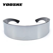 Load image into Gallery viewer, YOOSKE Funny Futuristic Wrap Around Monob Costume Sunglasses Mask Novelty Glasses Halloween Party Party Supplies Decoration