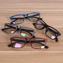 Load image into Gallery viewer, YOOSKE Men Retro Wooden Pattern Glasses Frame Women Classic Optical Spectacle Eyeglasses Style Bamboo Wood Eyewear