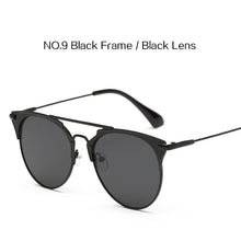 Load image into Gallery viewer, YOOSKE Mirror Rose Gold Sunglasses Women Round  Brand Female Sun Glasses Ladies Star Style Shades For Women