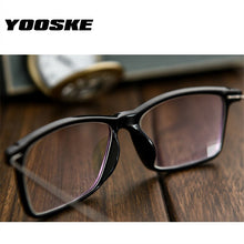 Load image into Gallery viewer, YOOSKE Myopia Glasses Men Business Myopic Glasses Short-sighted Eyewear Black Spectacles with Degree 1.0 1.5 2.0 2.5 3.0 3.5 4.0