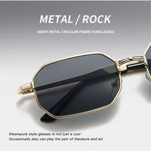 Load image into Gallery viewer, YOOSKE Narrow Men Sunglasses Rectangle Women Metal  Brand Sun glasses 2023 Classic Oculos Masculino Glasses UV400