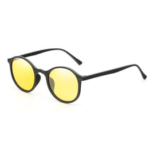 Load image into Gallery viewer, YOOSKE Night Vision Polarized Sunglasses Men Women Small Round Goggles Yellow Sun Glasses Driver Night Driving UV400 Eyewear